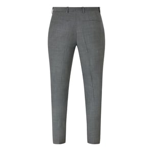 Hugo Mannen Patroon Rechte Pantalon (Grijs)