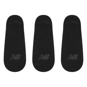 New Balance No-Show Sokken voor volwassenen (pak van 3) (Zwart)
