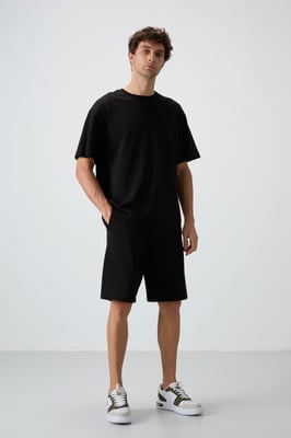 Overmaat T-Shirt en Shorts Set