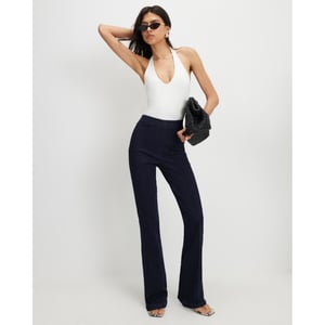 River Island Womens Bootcut Jeans Blue Pull-on Sculpt