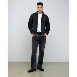 River Island Mens Bootcut Jeans Black Washed