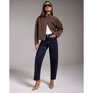 River Island Womens Blue Barrel Leg Jeans