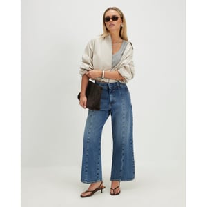 River Island Womens Cropped Jeans Petite Blue