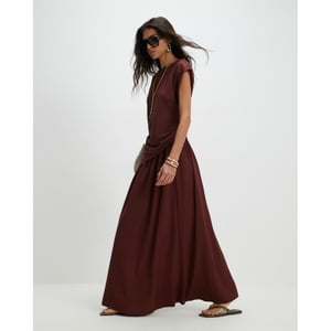 River Island Womens Maxi Skirt Brown