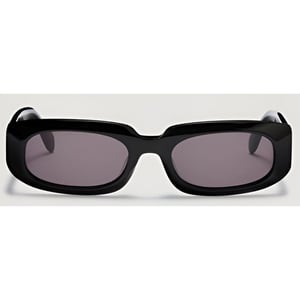 Accessories Palm Angels Noah Rectangle Sunglasses in Black/Dark Grey