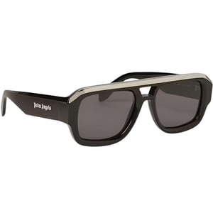 Accessories Palm Angels Stockton Rectangle Sunglasses in Black Dark Grey