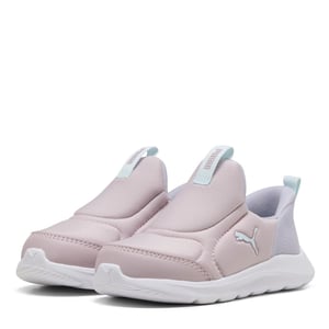 Girls Puma Kids Fun Racer 2 Sliptech Low Top Trainers in MvMst-SGlss-LC