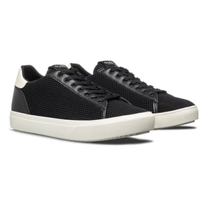 Men's CLAE Adults Low Top Trainers in Blk/Wht/Cactus