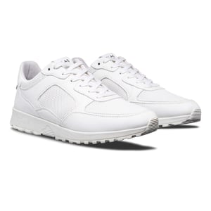 Men's CLAE Adults Low Top Trainers in Triple White