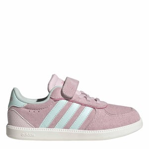 Girls adidas Breaknet Slee Trainers in Clear Pink/Halo