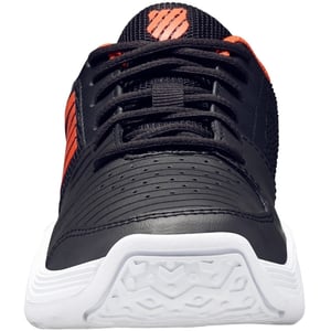 Girls K-Swiss Swiss Court Express Omni in Black/Ora/Wht