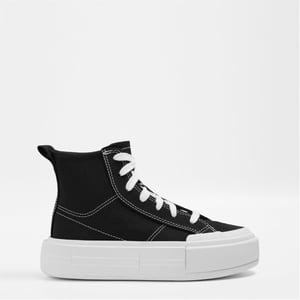 Girls Converse Cruise Chuck Taylor All Star High Top Trainers Childrens in Blk/Wht 001