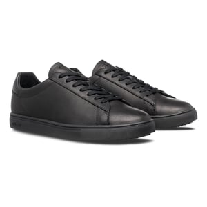 Men's CLAE Adults Low Top Trainers in Triple Blk/Lth