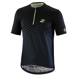Bicycle Line Heren Rayon Fiets Trui (Zwart/geel)