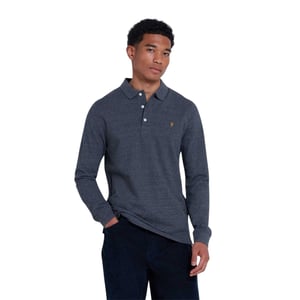 Farah Heren Regular Poloshirt (Grijs)