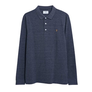 Farah Heren Regular Poloshirt (Grijs)