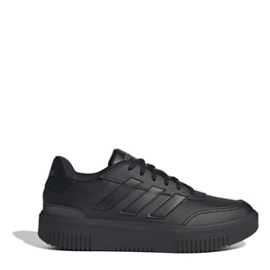 Women's adidas Courtblock Trainers in Triple Black