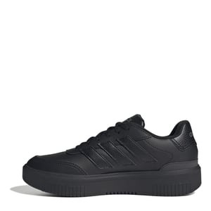 Women's adidas Courtblock Trainers in Triple Black
