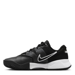 Women's Nike W Court Lite 4 in Black/White-Ant