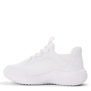 Girls Skechers Brisk Burst Slip On Trainers Unisex Kids in White