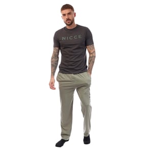 Nicce Heren Aderyn Katoenen Loungewear Set (Khaki)