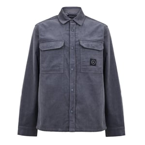 Marshall Artist Heren Corduroy Overhemd (Houtskool)