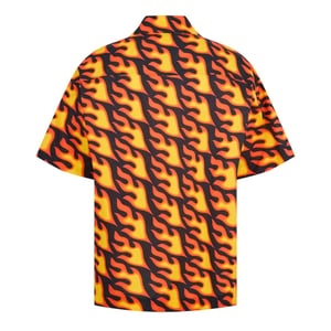 Hugo Mens Fire Oxford Overhemd met Kraag (Zwart/Geel)