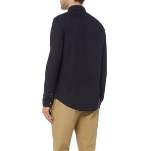 Original Penguin Stickert Pete EcoVero långärmad tröja för män (Mörk safir)