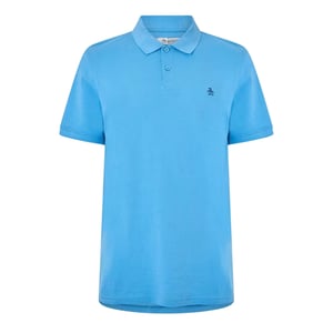 Original Penguin Polotröja med broderad logotyp för herrar (Parisblått)