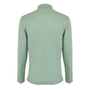 Boss Heren Pirol Logo Langharig Poloshirt (Groen)
