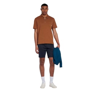 Farah Heren Chancery Regular poloshirt (Goudbruin)