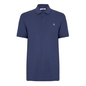 Original Penguin Polotröja med broderad logotyp för herrar (Indigo)