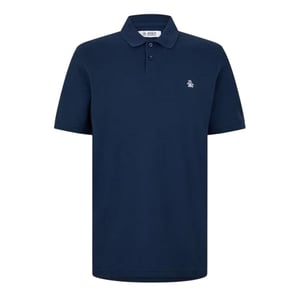 Original Penguin Polotröja med broderad logotyp för herrar (Yale Blue)