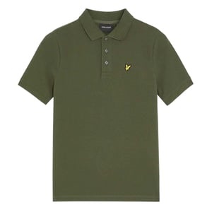 Lyle & Scott Heren Geborduurd Logo Poloshirt (Diepe Diepten)