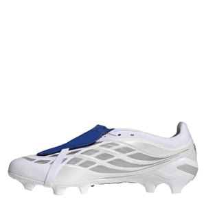 Men's adidas Predator .3 FG Lace-Up Sneakers in White/Blue