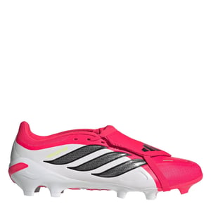 Men's adidas Predator .3 FG Lace-Up Sneakers in Red/Blk/White
