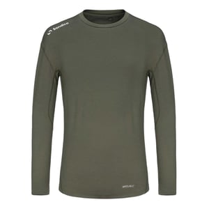 Sondico Heren Core Base Layer Top met lange mouwen (Olijf)