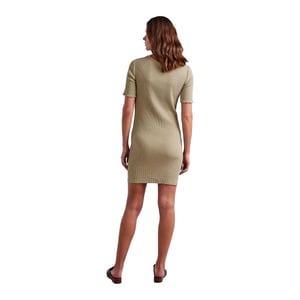 Pieces Nukisa strakke jurk met V-hals voor dames (Thee)