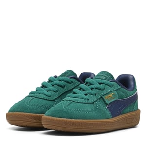 Boys Puma Low Top Trainers in WldGrn-PrsnBl
