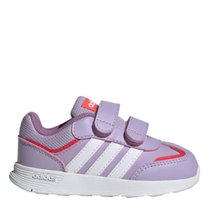 Boys adidas Tensaur Switch Low Top Trainers in Powder Plum/Ftw