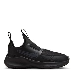 Boys Nike Flex Runner 3 Low Top Running Sneakers in Triple Black