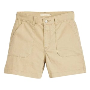 Levis Dames-shorts met hoge taille en praktische zakken (Safari)