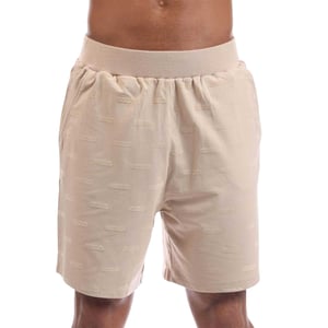 Hugo Heren-short met logo, normale pasvorm (Beige)
