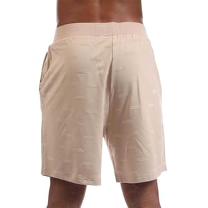 Hugo Heren-short met logo, normale pasvorm (Beige)