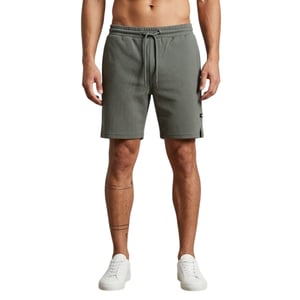 Duck and Cover Topfield-waffelkleding voor heren: casual korte broek (Olijf)