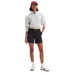 Levis Dames-shorts met hoge taille en praktische zakken (Kaviaar)