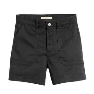 Levis Dames-shorts met hoge taille en praktische zakken (Kaviaar)