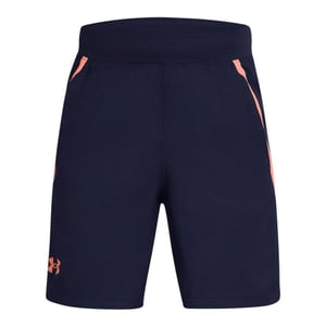 Under Armour Kinder-shorts met gestructureerd logo (Blauw)