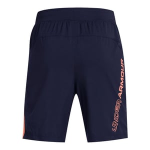 Under Armour Kinder-shorts met gestructureerd logo (Blauw)