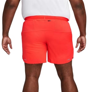 Nike Stride löparshorts för herrar (Bright Crimson)